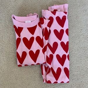 Hanna Andersson heart pajamas